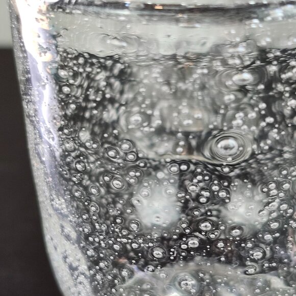 Bubble Glass Clear Glasses Set of 5 - Picture 5 of 6